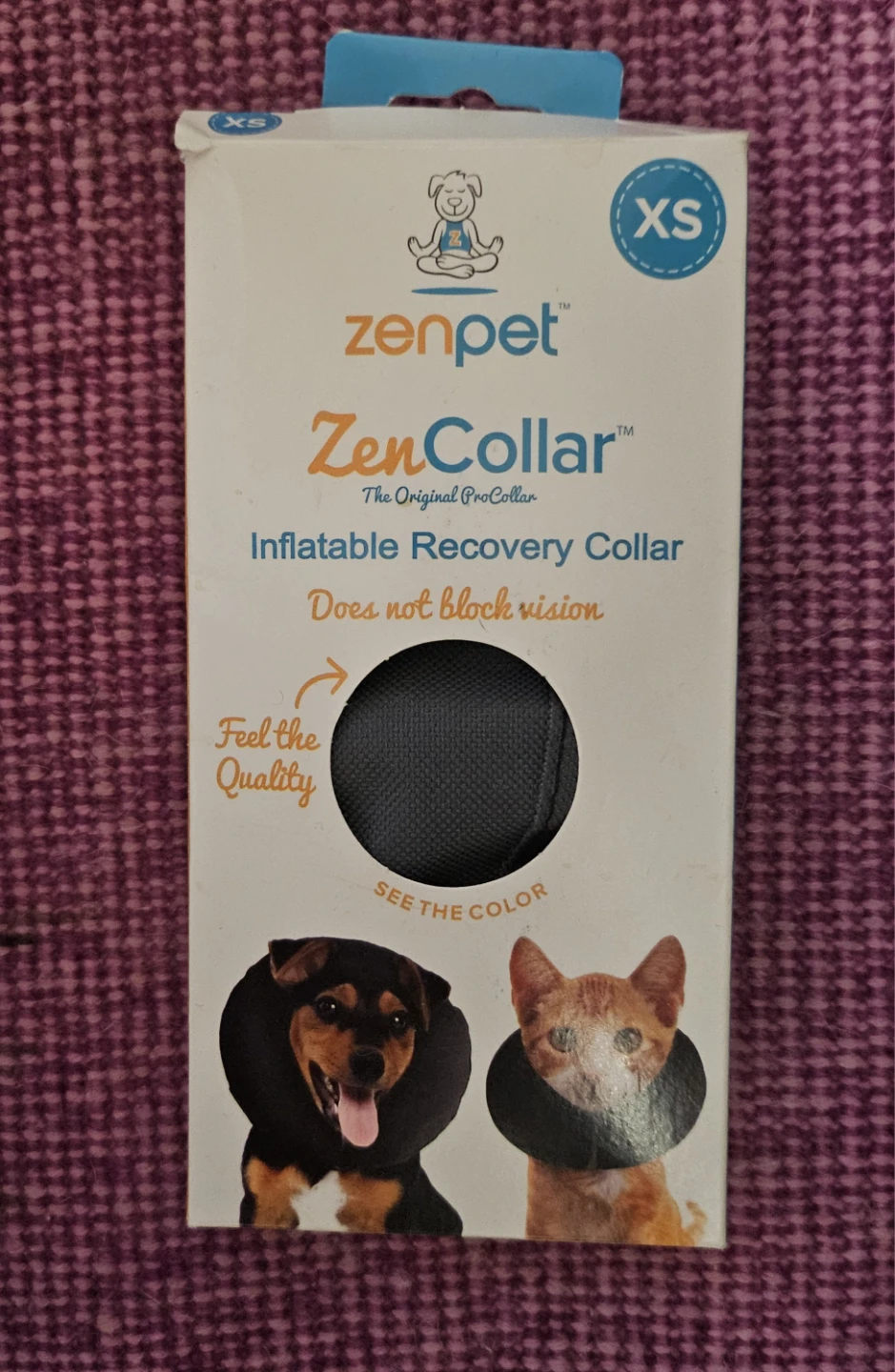 New- Zenpet Zen Collar Inflatable Recovery Collar - XS