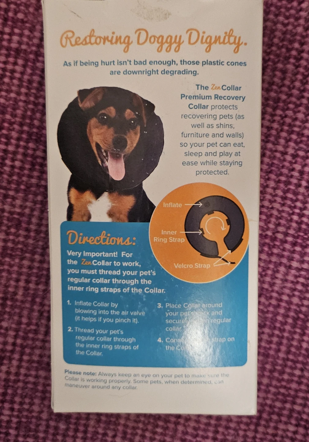 New- Zenpet Zen Collar Inflatable Recovery Collar - XS - photo 2