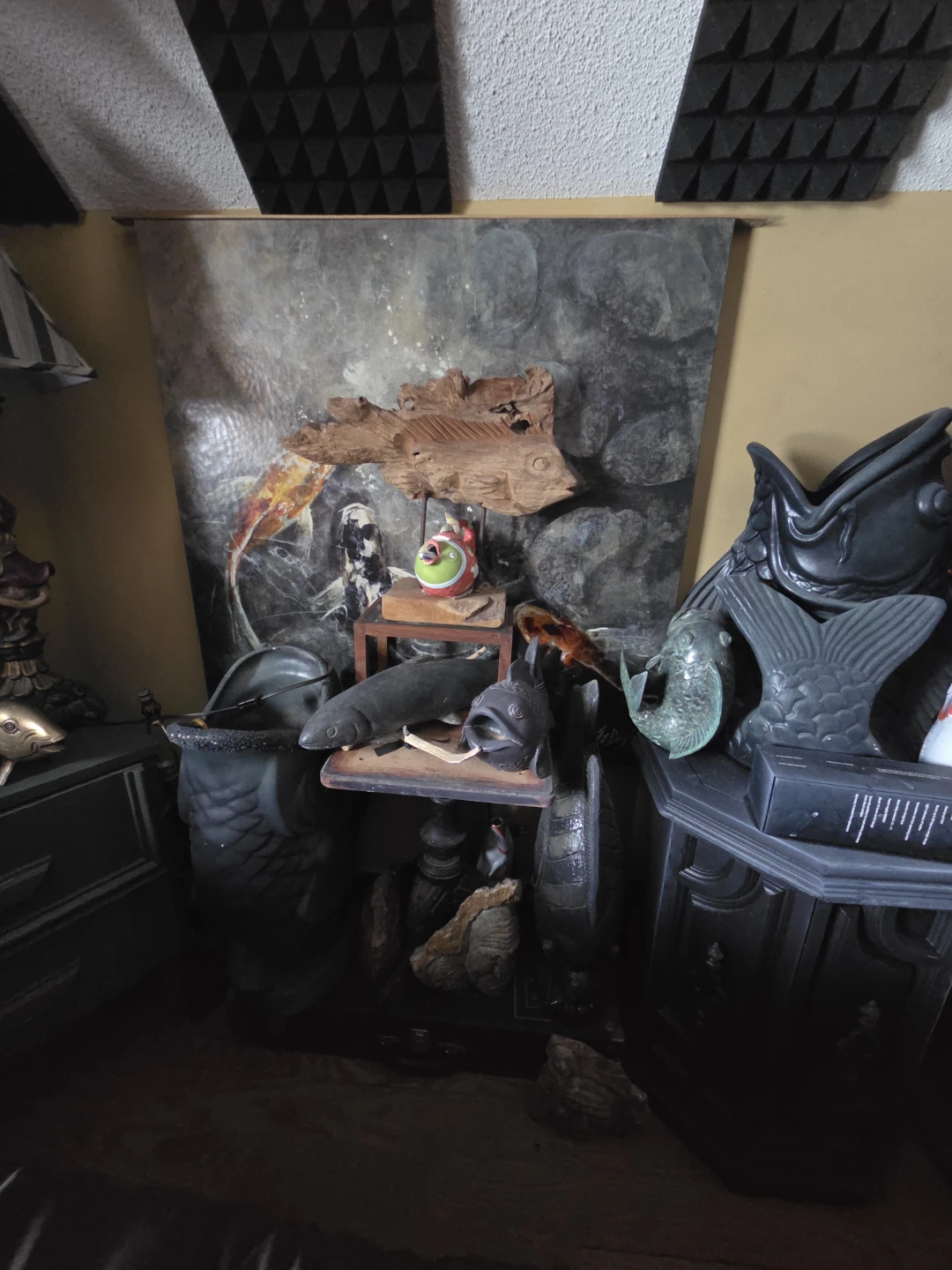 Assorted Fish-Themed Decorative Items