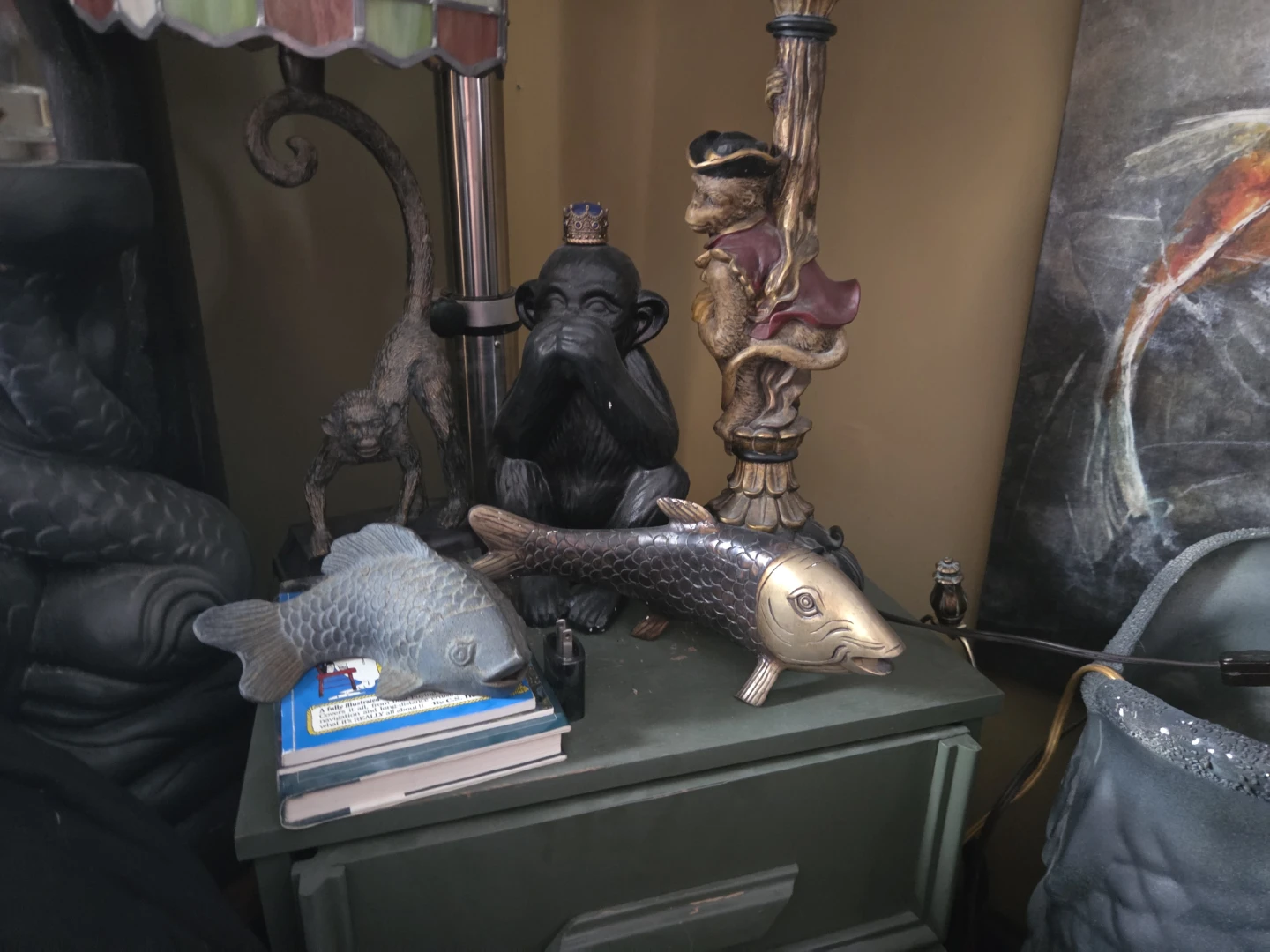 Assorted Fish-Themed Decorative Items - photo 2