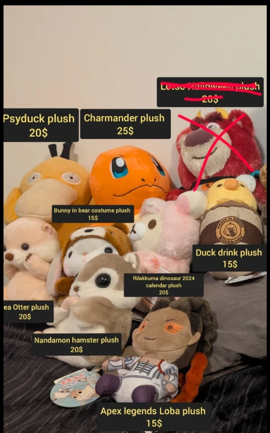 Various plushies from 15$-30$ - photo 2