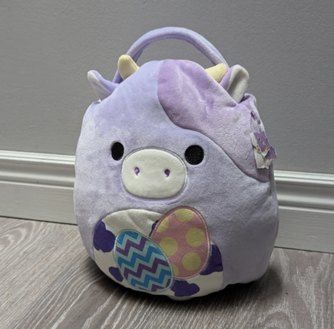 SQUISHMALLOWS | easter basket | bubba the purple cow