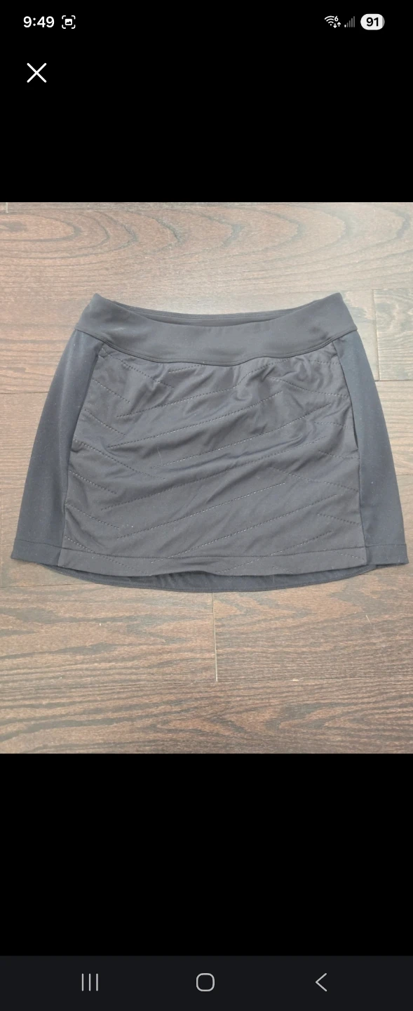 Under Amour Black Quilted Skort