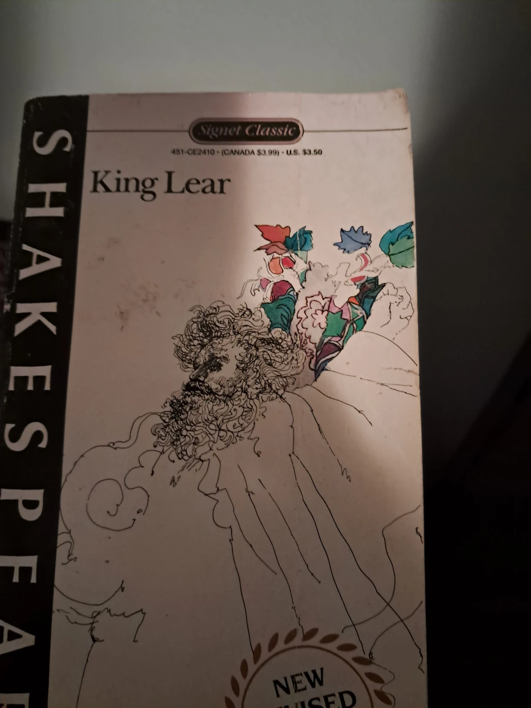 King Lear Signet Classic Shakespeare Series