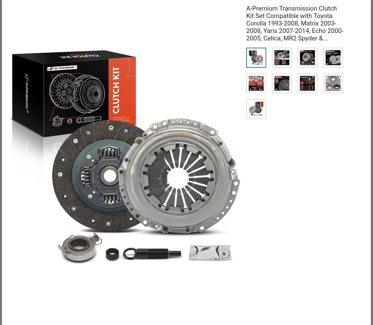 Transmission Clutch Kit Set with Clutch Disc Pressure Plate