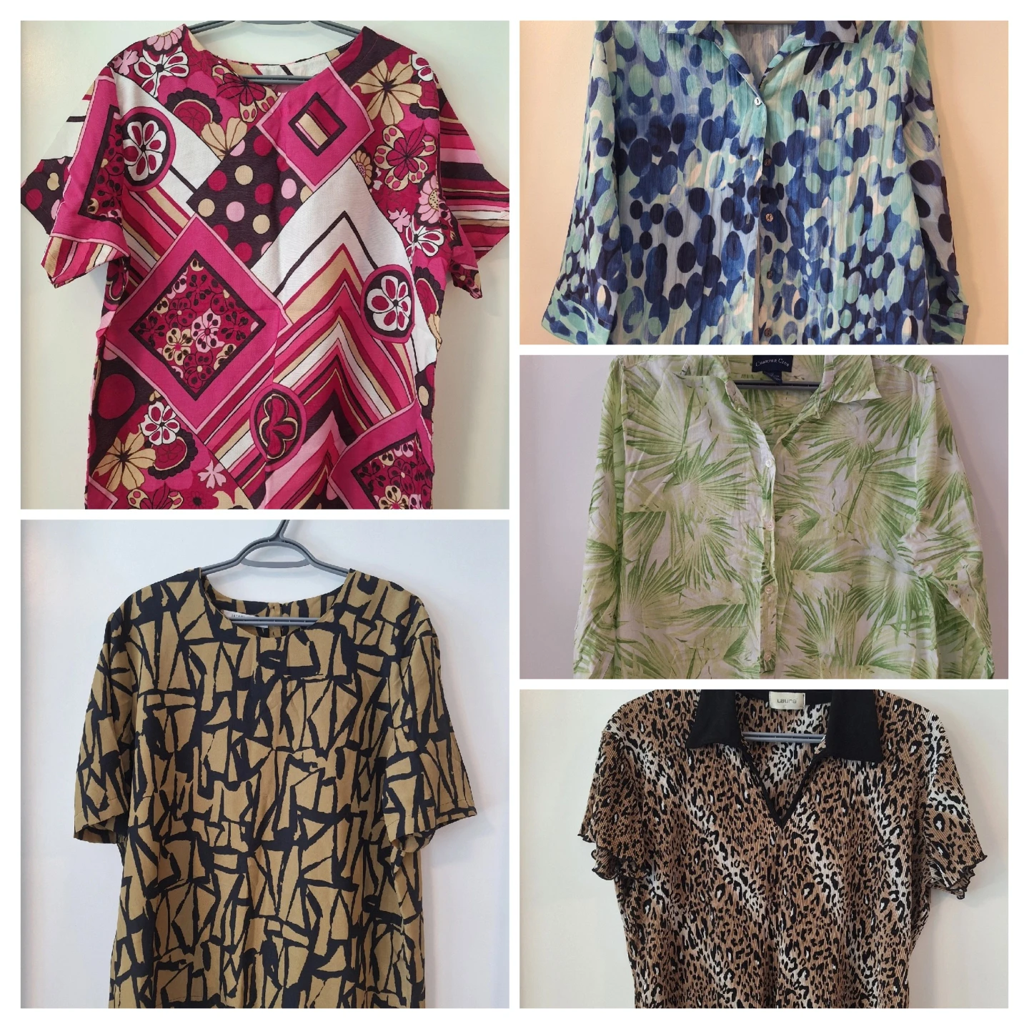 Women's Dress Shirts Bundle (5 pieces) szL
