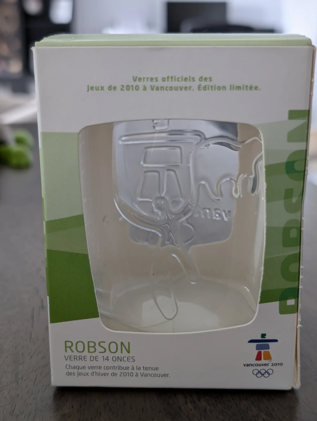 Vintage Vancouver 2010 Olympics Robson 14 oz Glass - photo 2