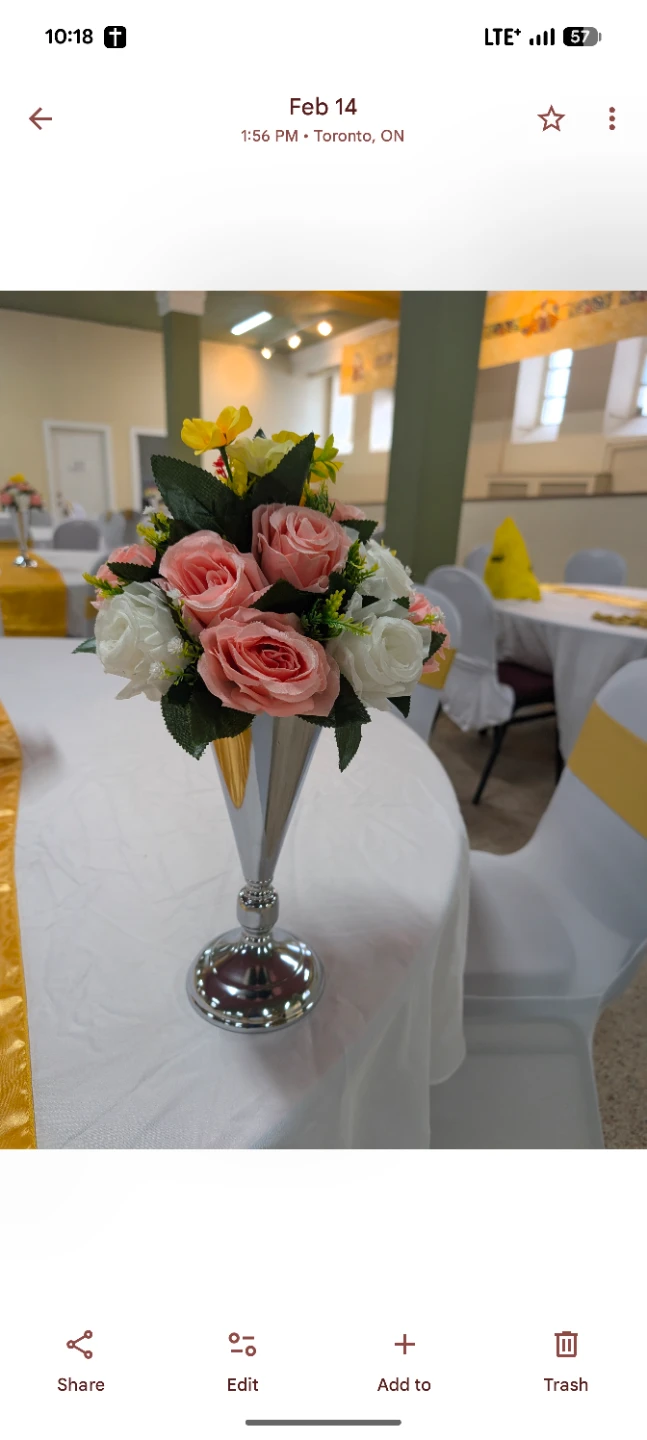 Artificial Flowers and table cloths and chairs rental - photo 4