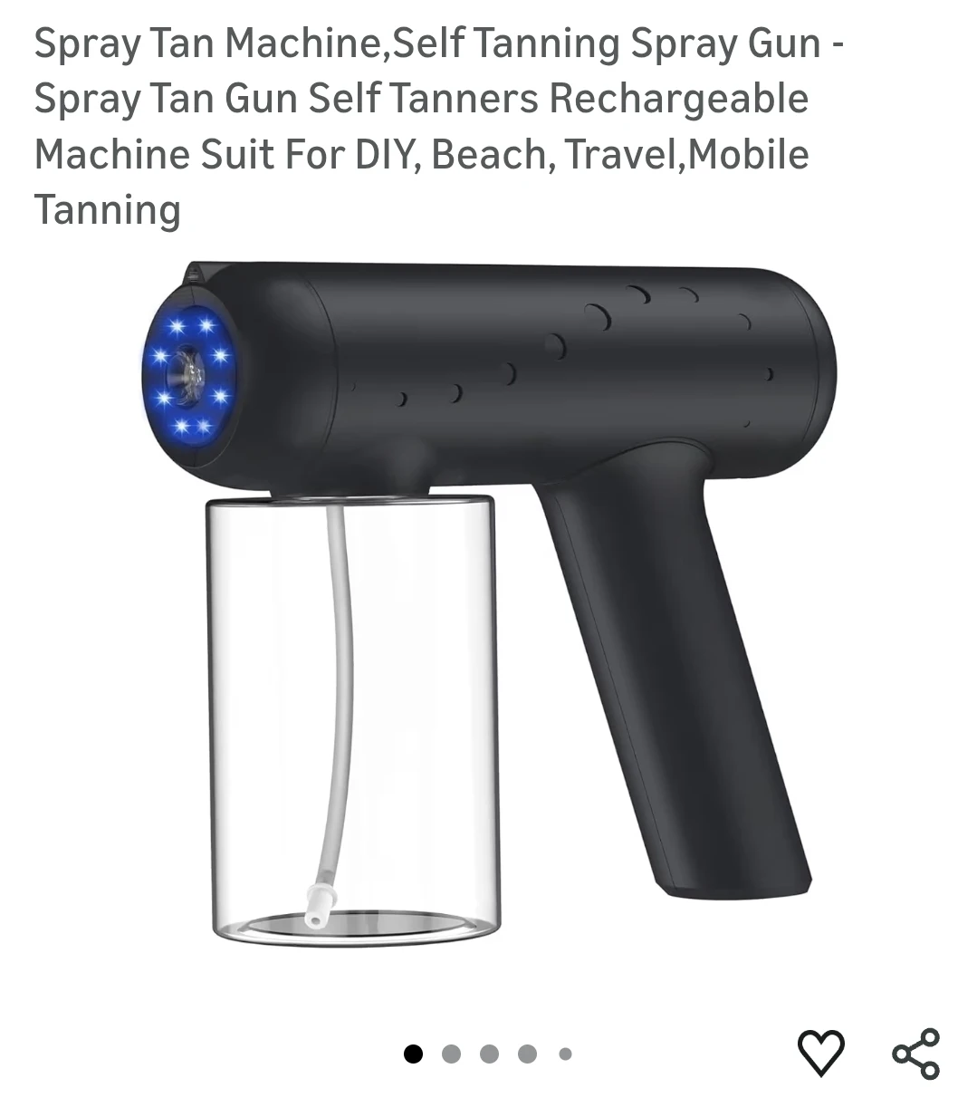 Rechargeable Spray Tan Machine and Gun