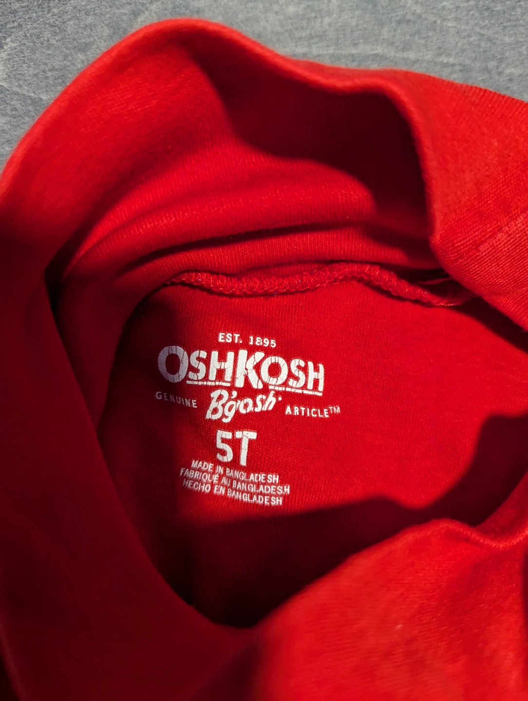OshKosh B'gosh Red Turtleneck Sweater - 5T - photo 2