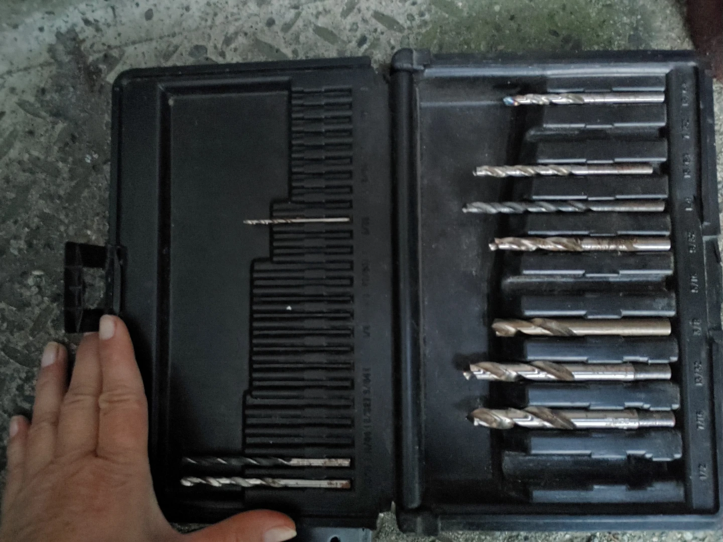 🥕Drill Bit Set in Case