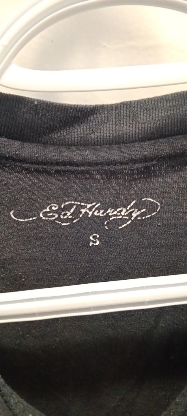 SOLD 🥳✈️ Ed Hardy Black Tiger Graphic T-Shirt Size S - photo 4