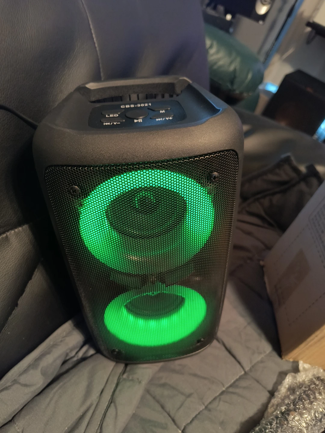 CBS-3021 Portable Bluetooth Speaker with LED Lights - photo 3