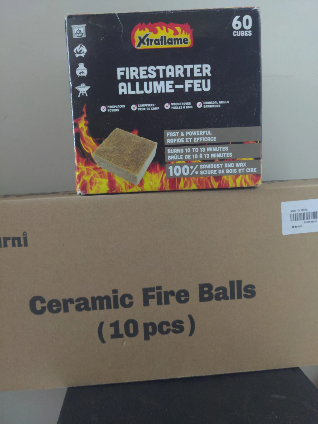 Ceramic Fireball and Firestarter