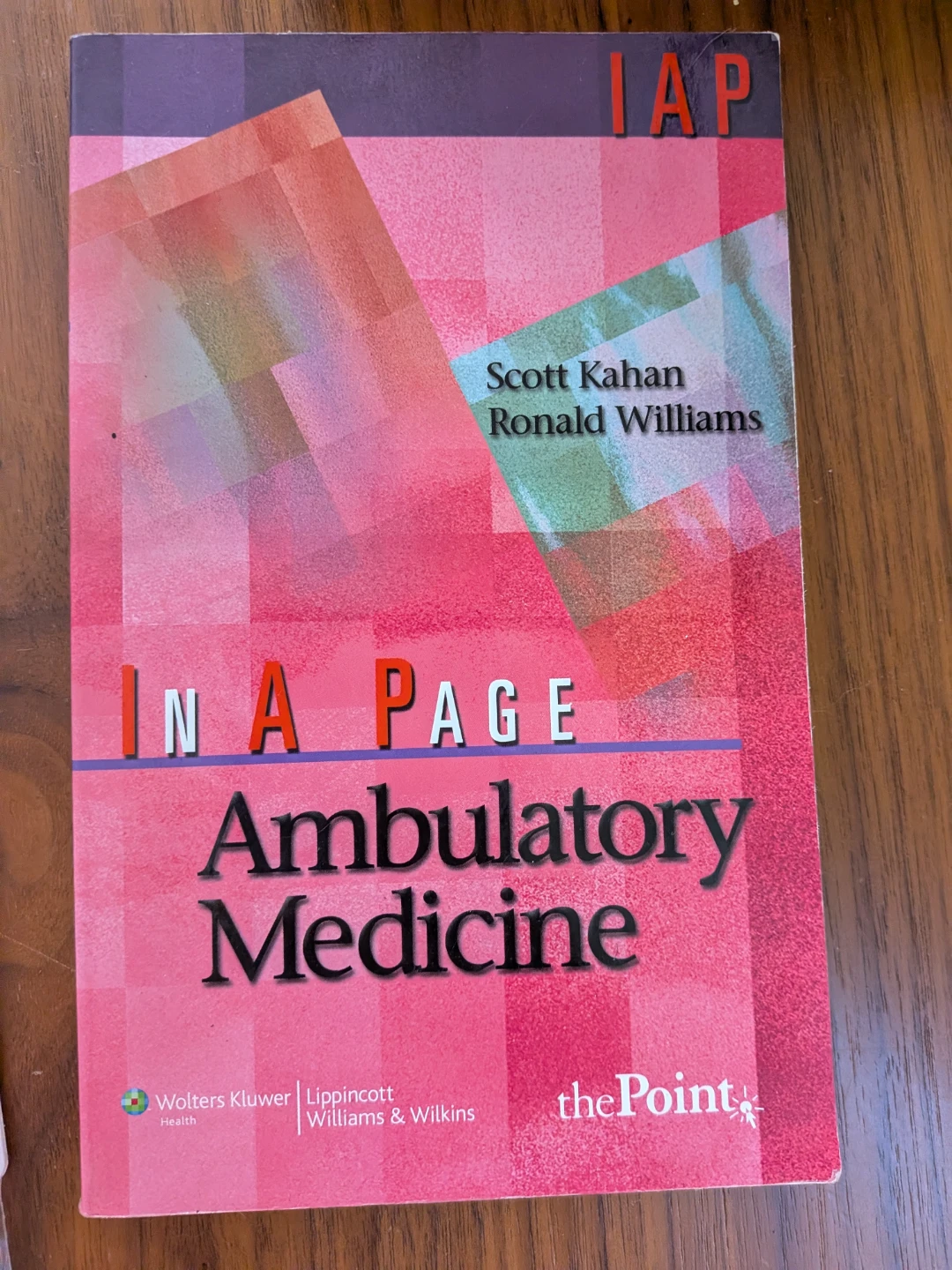 In A Page Ambulatory Medicine Book