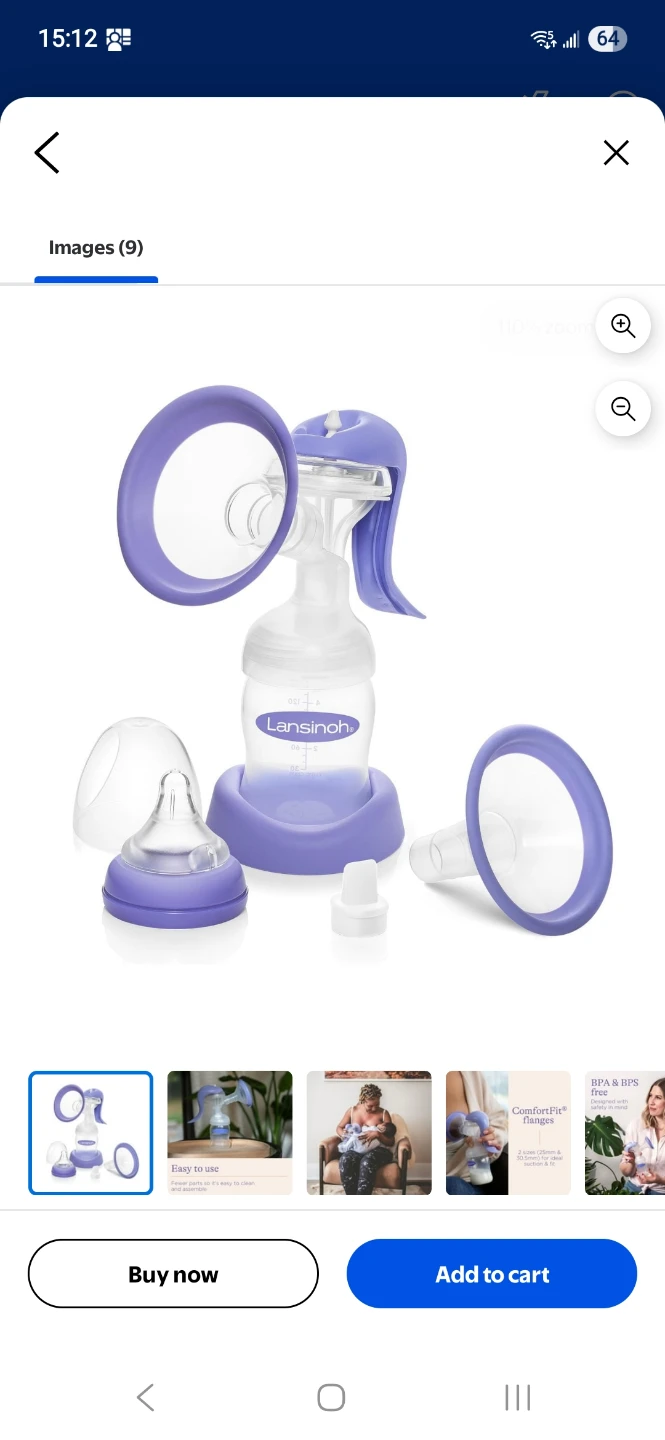 Lansinoh Manual breast Pump - photo 4