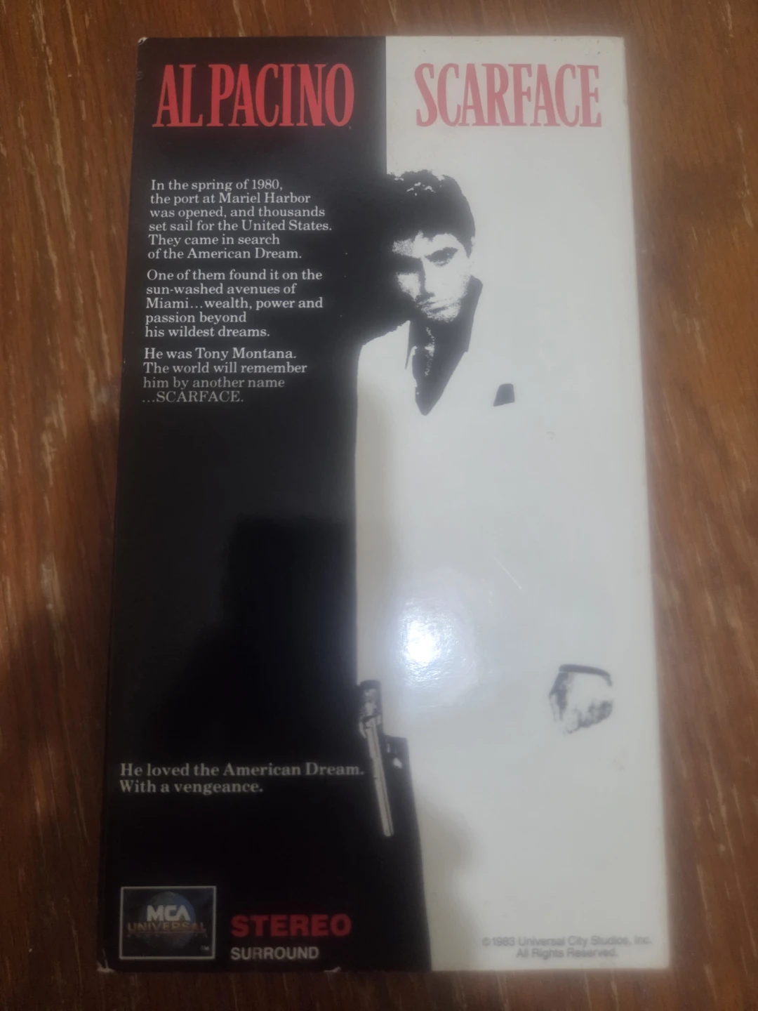Scarface Part 1 & 2 VHS Tapes