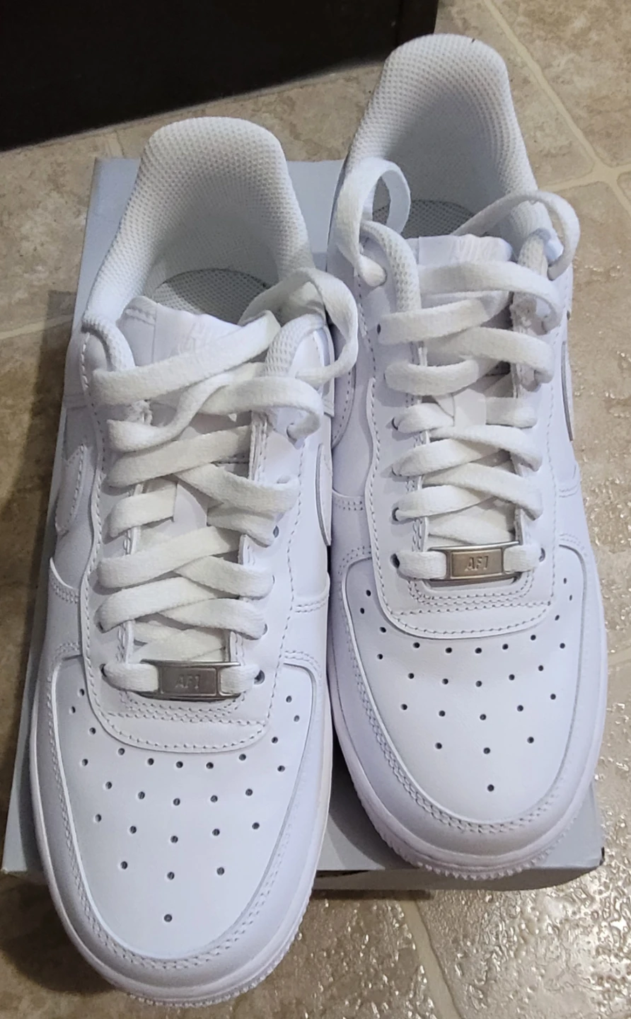 Nike Air Force 1 '07 White Sneakers - photo 2