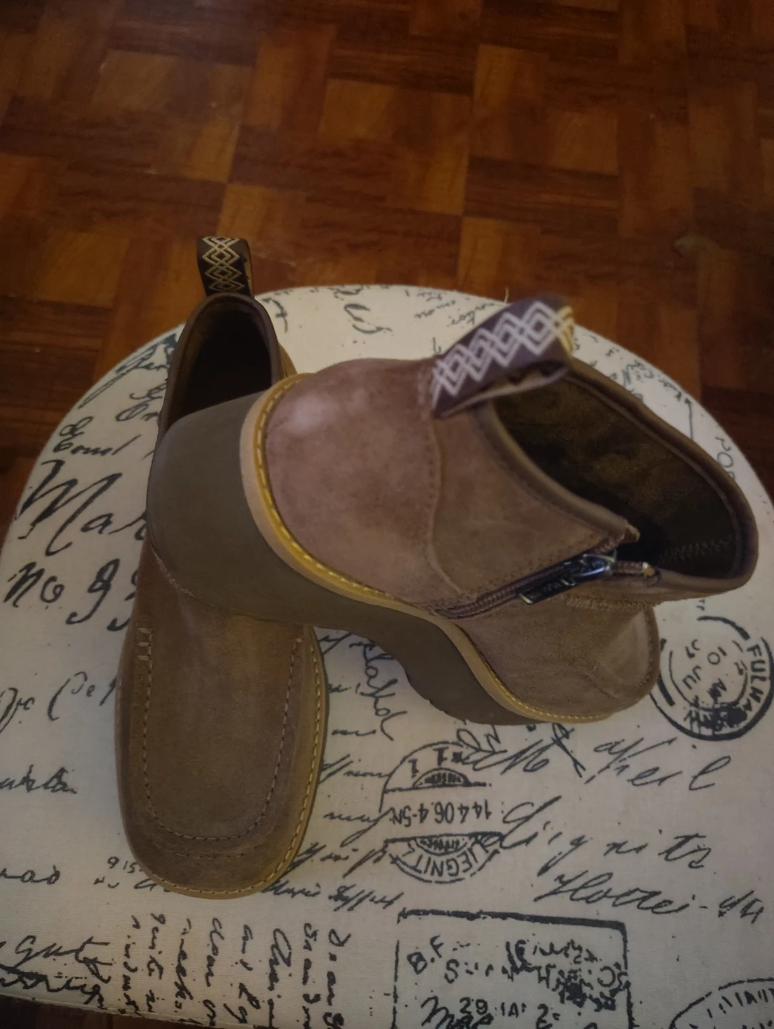 Ugg Brown Suede Platform Ankle Boots - photo 3