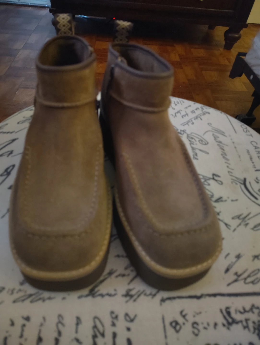 Ugg Brown Suede Platform Ankle Boots - photo 4