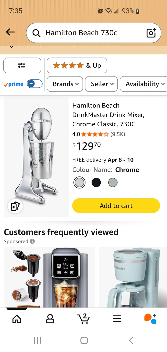 Hamilton Beach DrinkMaster Drink Mixer