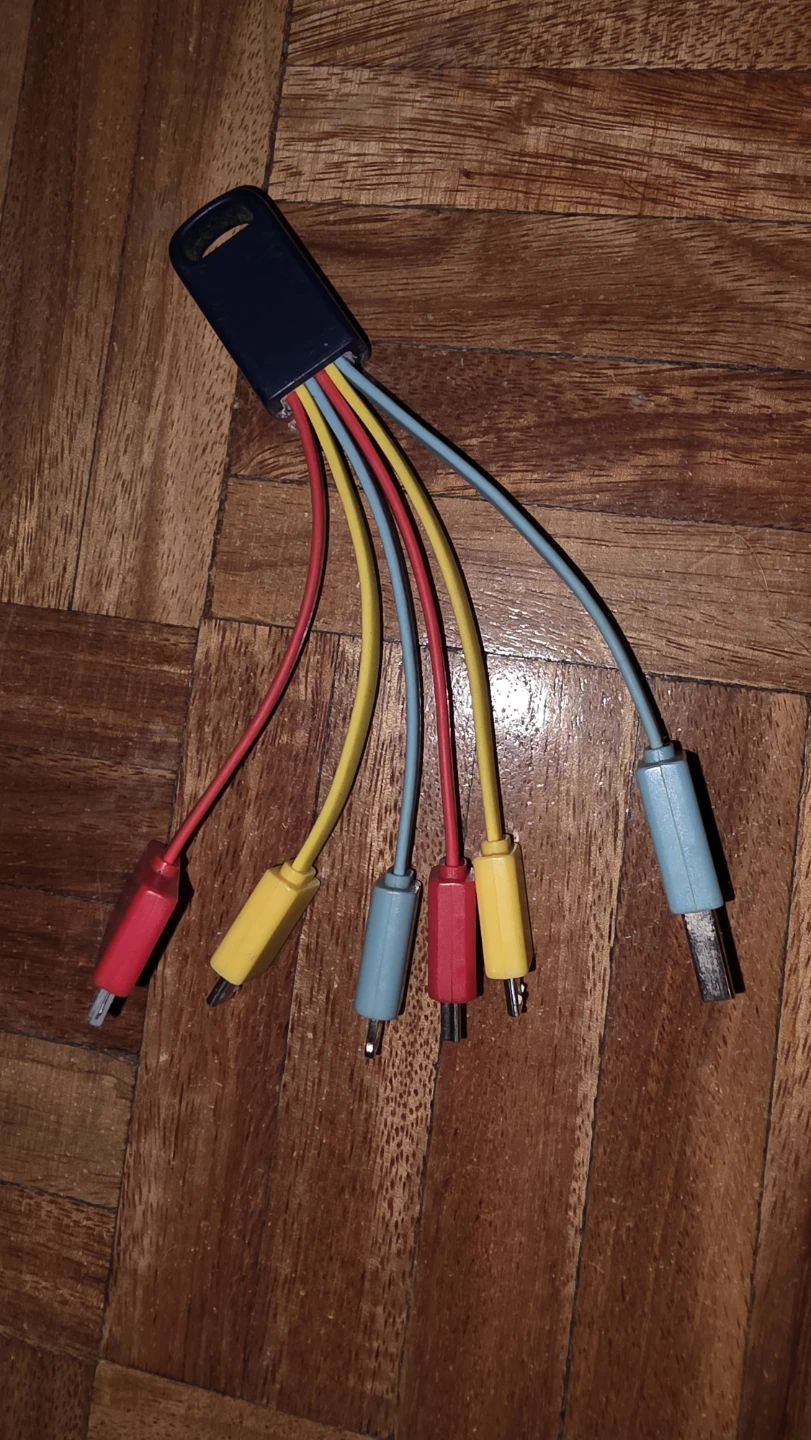 5-in-1 USB Charging Cable Keychain.