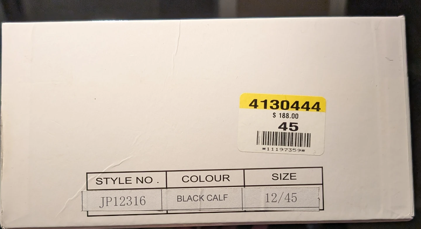 Browns Mens Black Calf Chelsea Boots - Size 45 - photo 2