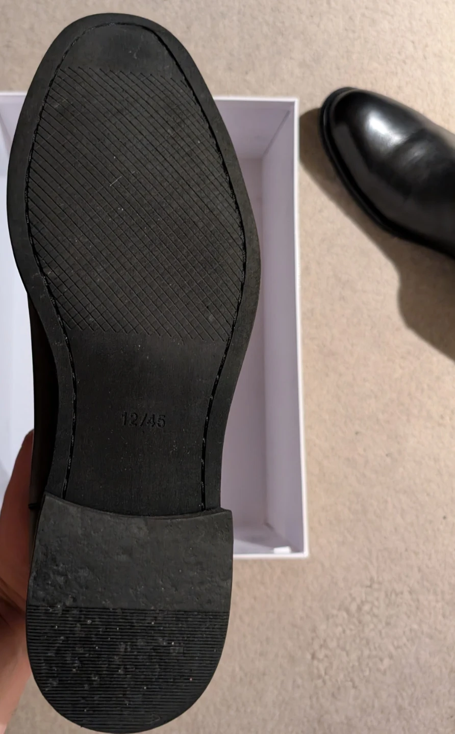 Browns Mens Black Calf Chelsea Boots - Size 45 - photo 3