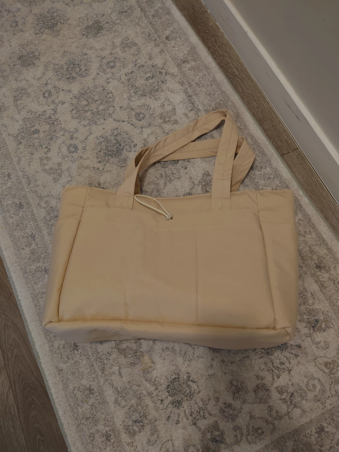 Beige Tote Bag