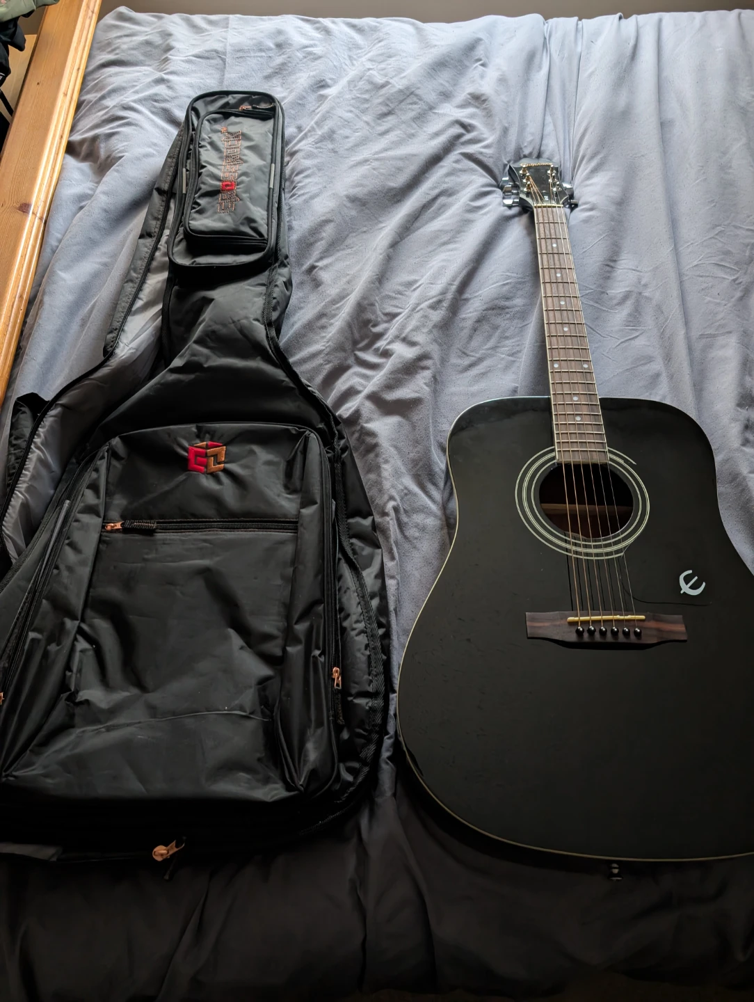 Epiphone DR-100 EB Acoustic Guitar with Gig Bag - photo 2
