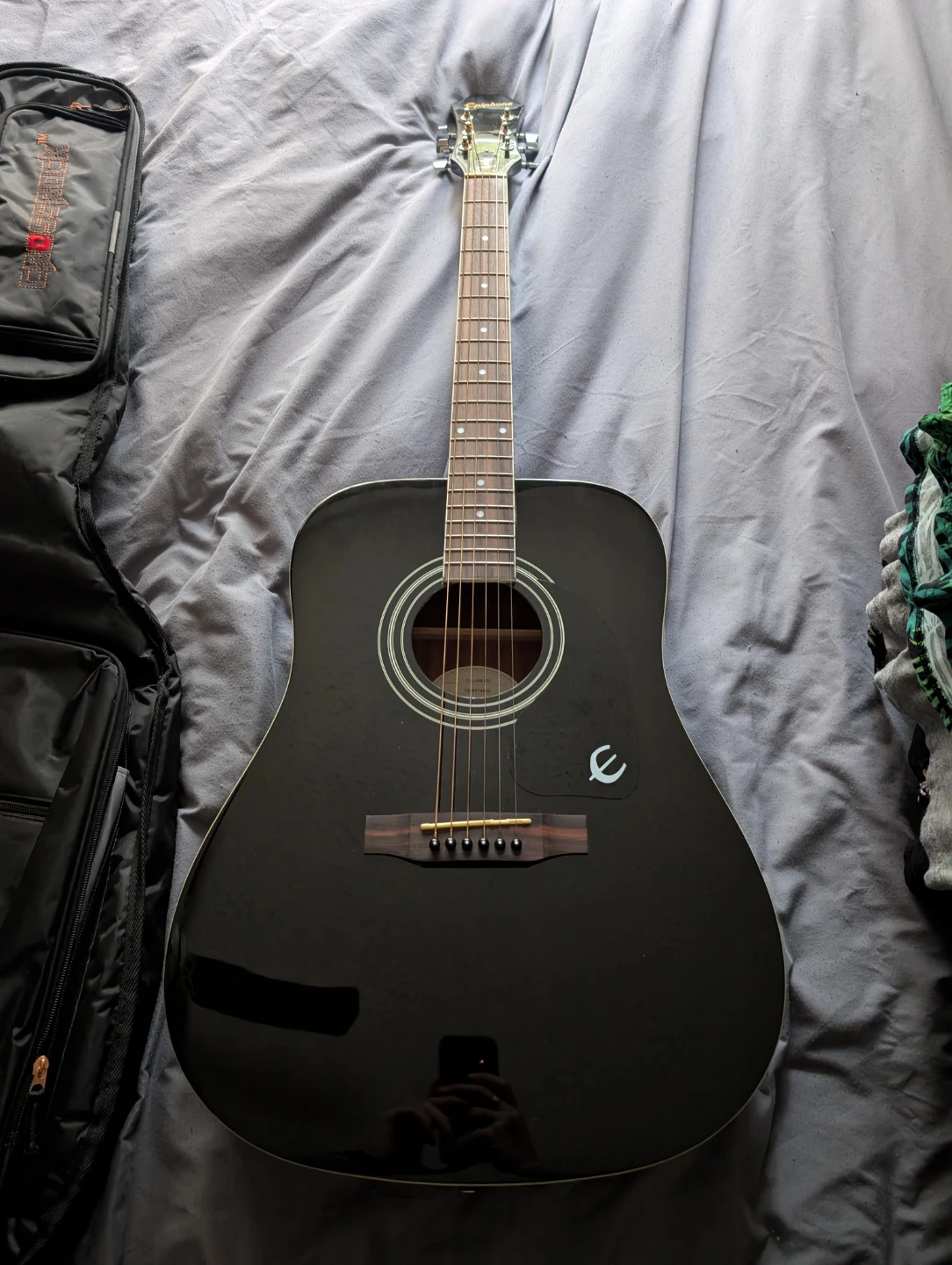 Epiphone DR-100 EB Acoustic Guitar with Gig Bag - photo 5