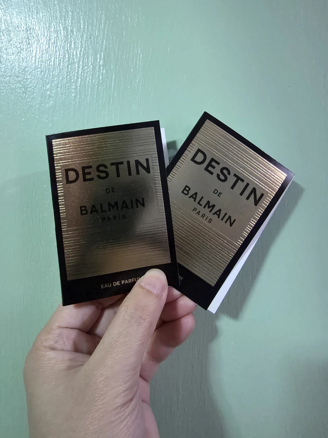 Balmain Destin Eau de Parfum Sample 2ct