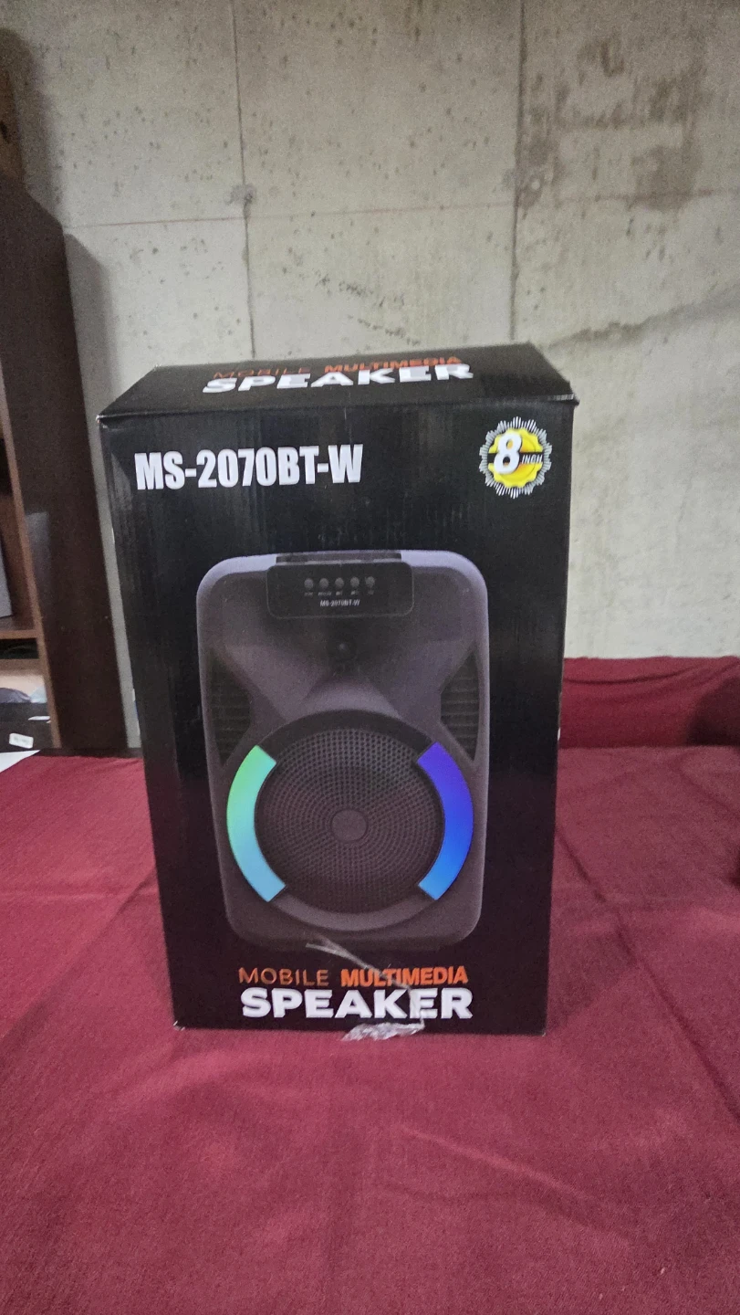 Portable Bluetooth Speaker with Microphone MS-2070BT-W - photo 5