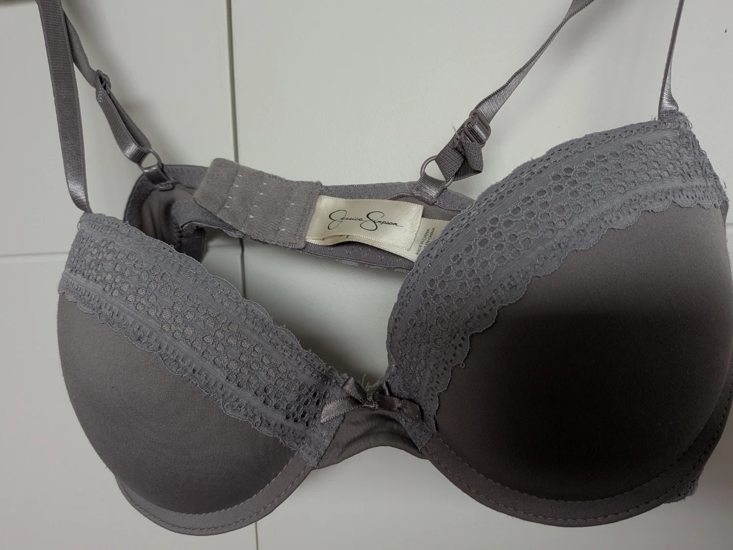 Jessica Simpson Grey Bra - 34C - photo 2