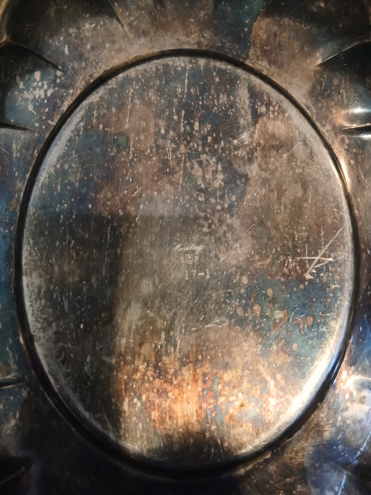 Antique Silver Plated Serving Dish - photo 3