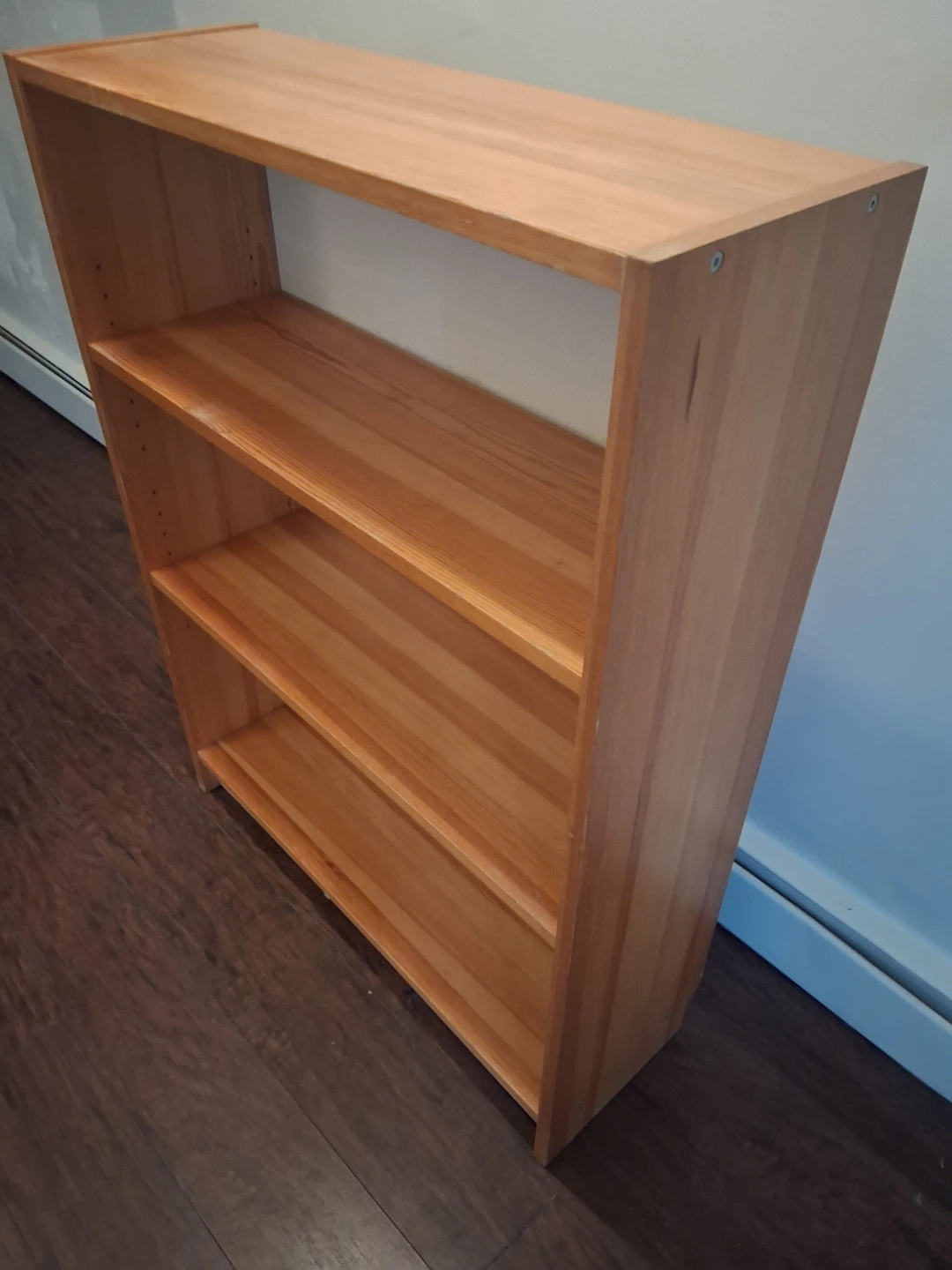 3-Shelf Wooden Bookcase - photo 2