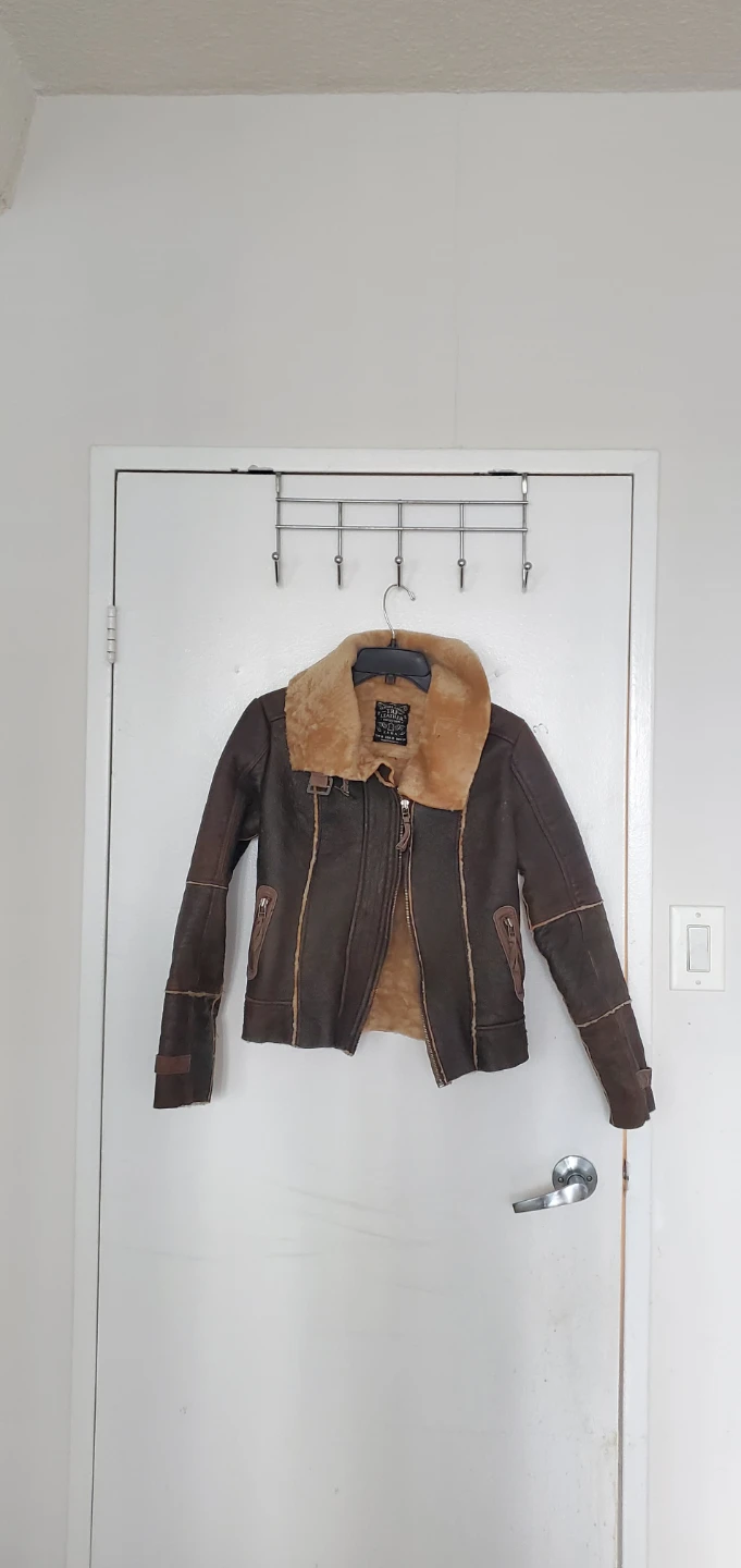 ZARA TRF Leather Collection Aviator Jacket - Size M - photo 3