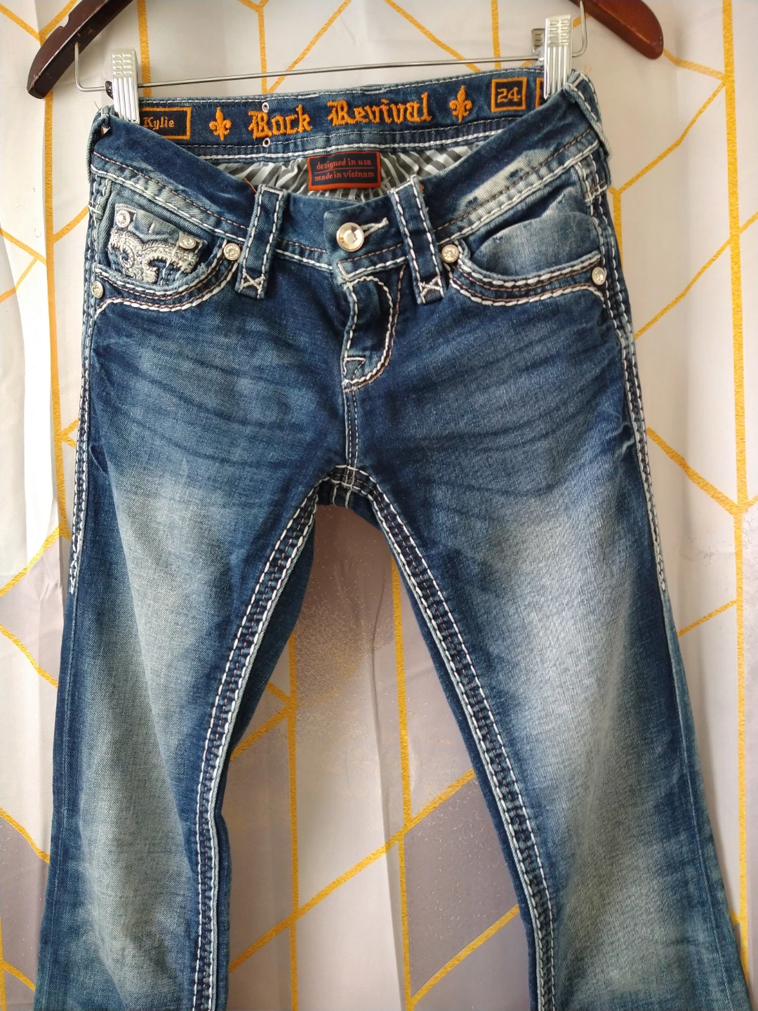Rock Revival Kylie Boot Stretch Jean Size 24 - photo 4