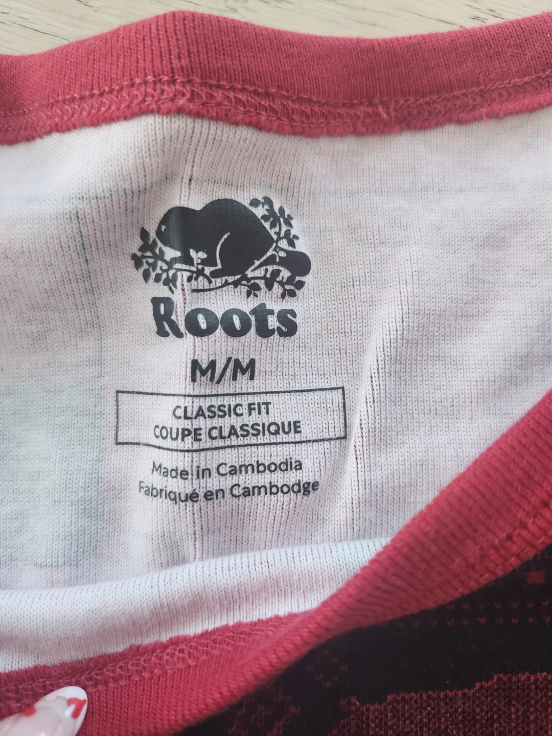 Roots Long Sleeve Shirt M/M Classic Fit Red Plaid - photo 2