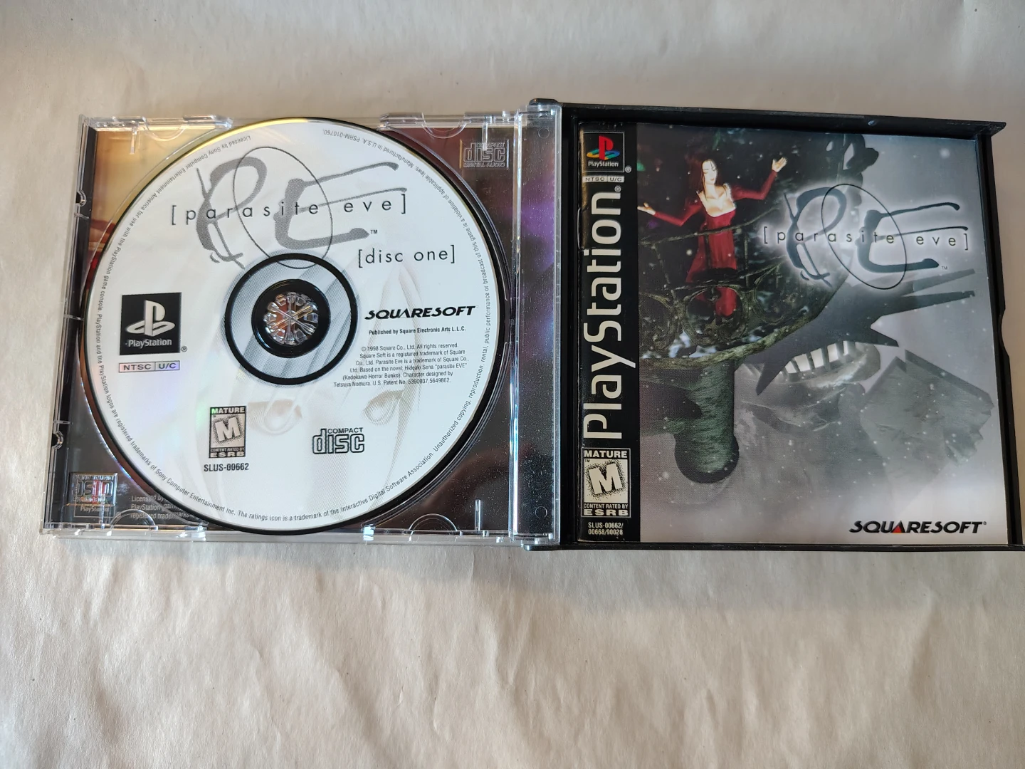 Parasite Eve PS1 CIB complete black label - photo 3