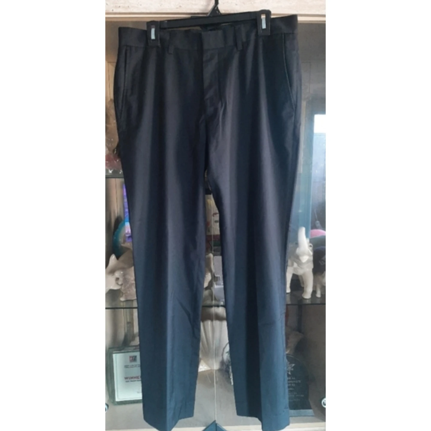 H & M Regular Fit Black Dress Pants - photo 2