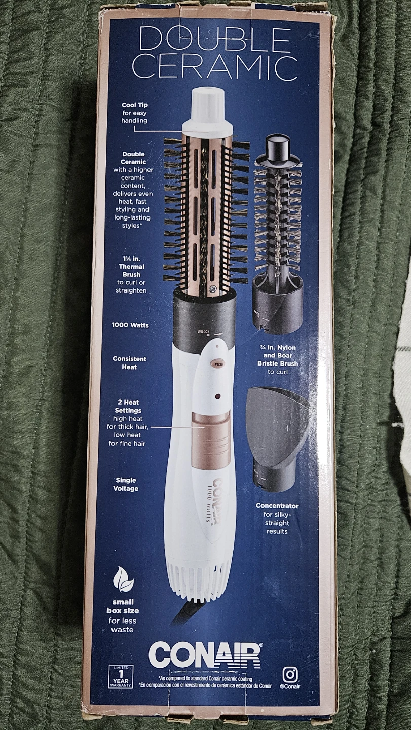 Conair Double Ceramic 3-in-1 Hot Air Brush
