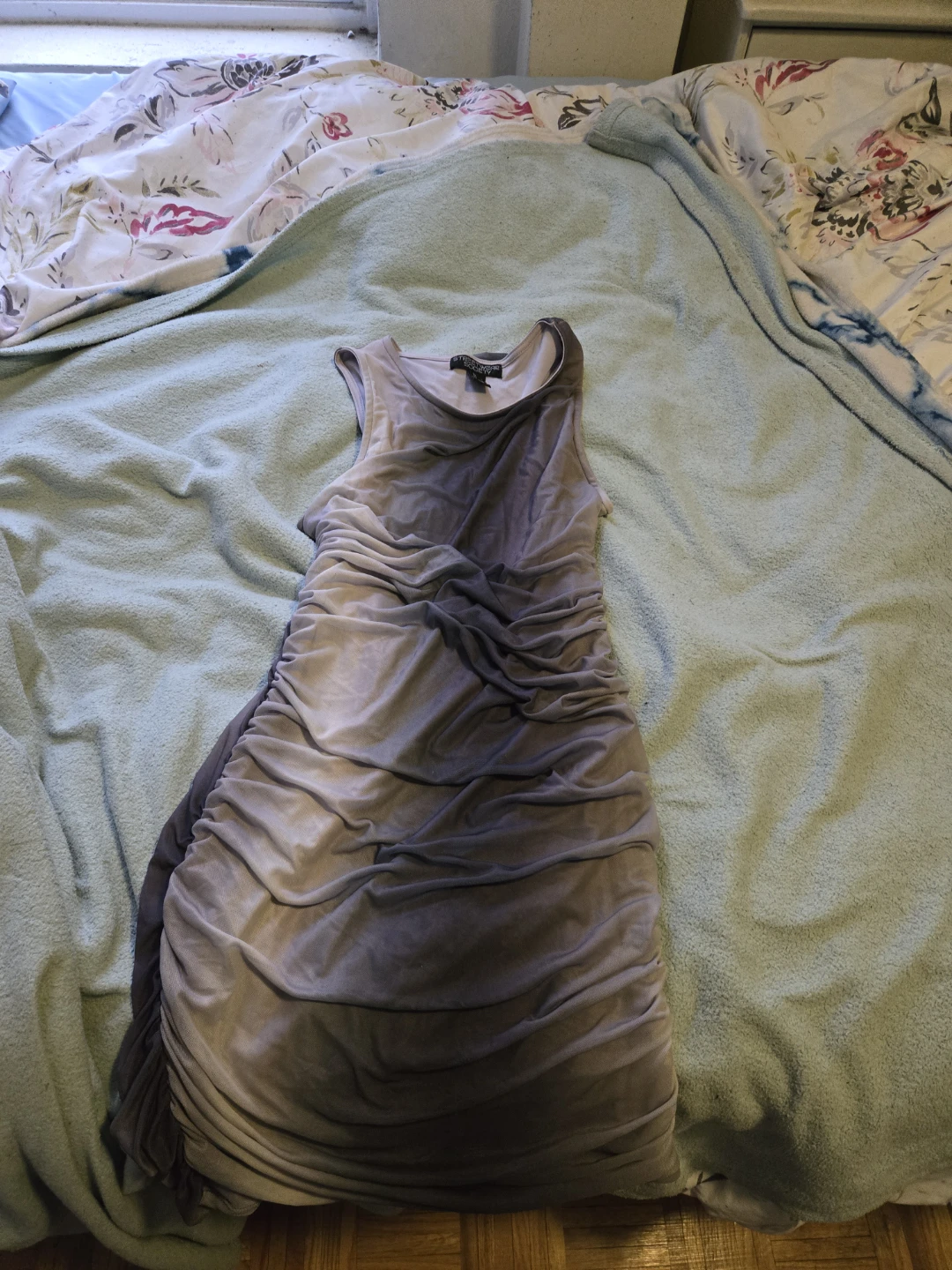 Adelyn Rae Ruched Ombre Dress