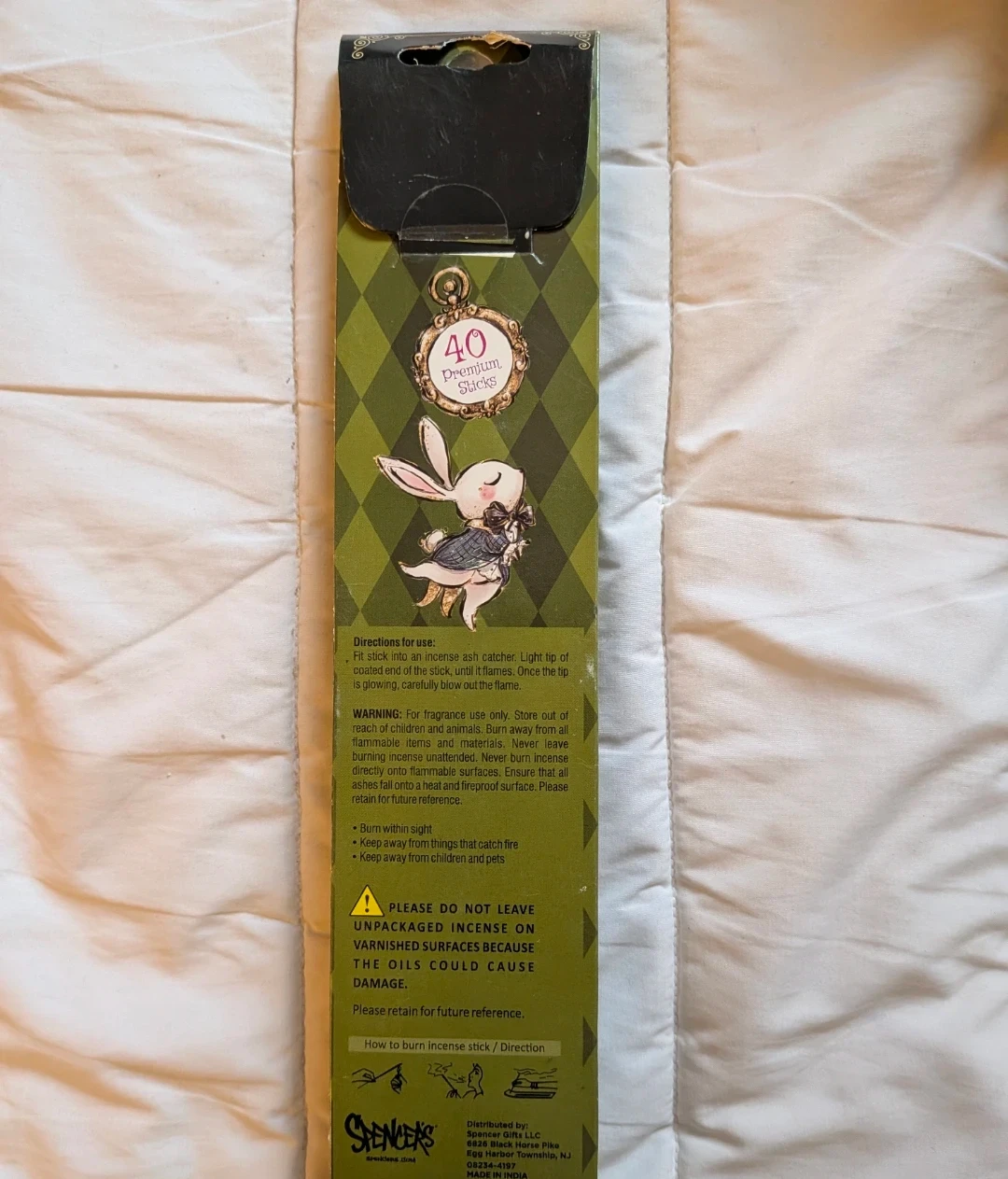 Wonderland Mad Hatter Patchouli & Jasmine Incense Sticks - photo 3