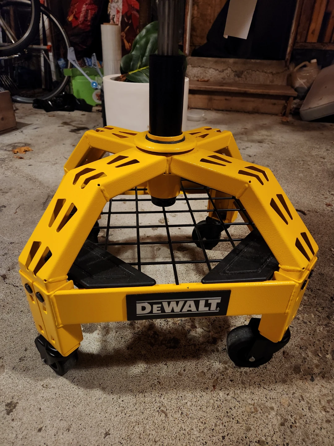 DEWALT Adjustable Height Swivel Shop Stool, 22.5-in to 26.8-in - photo 2