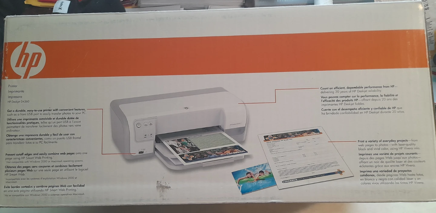 HP Deskjet D4360 Printer