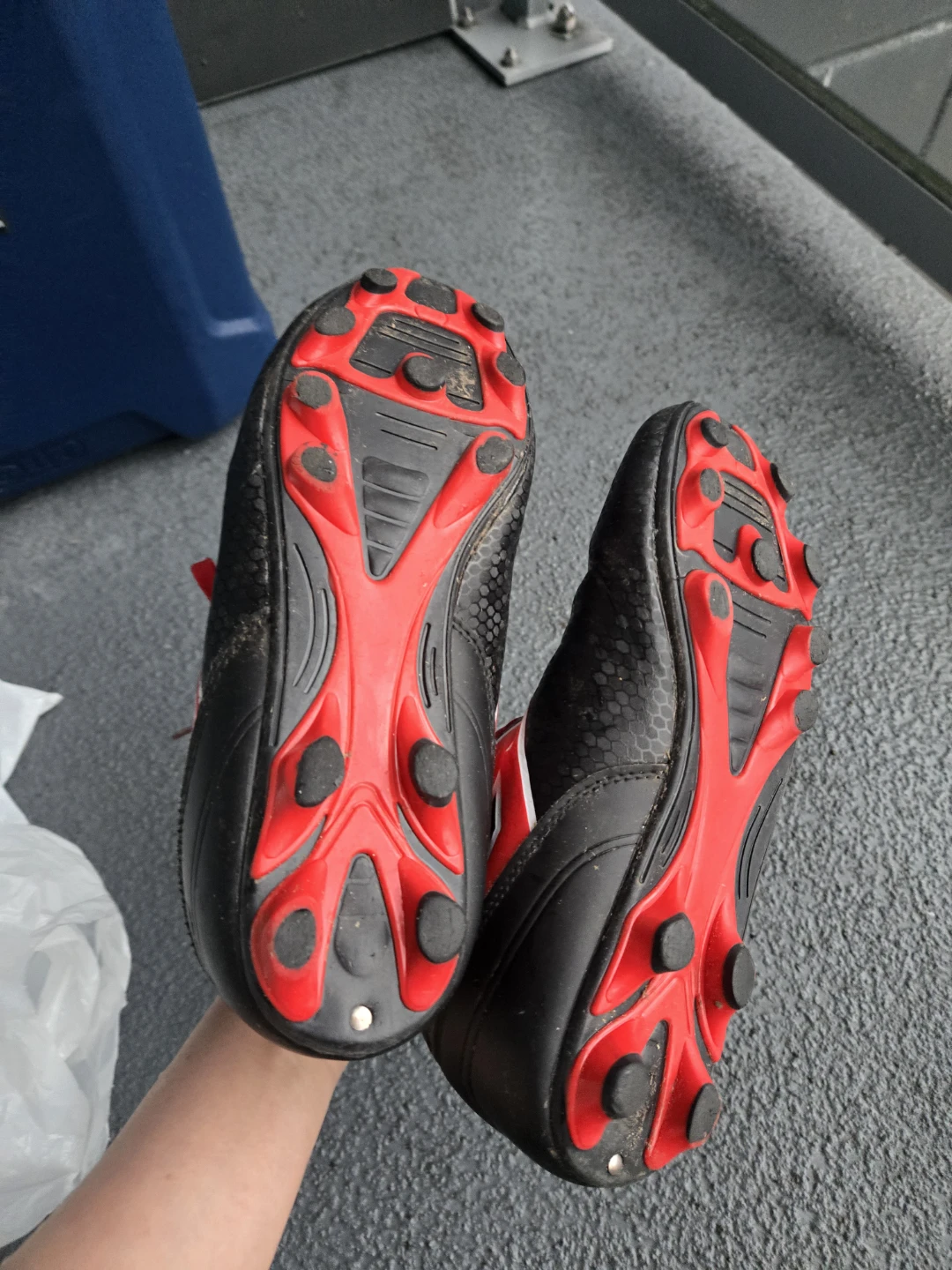Soccer Cleats - Black/Red - photo 3