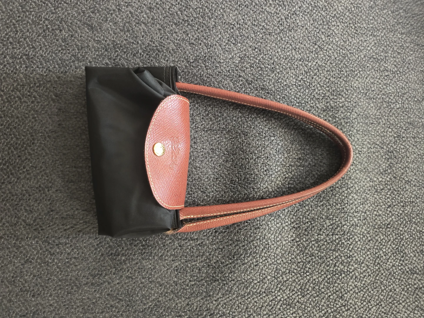 Longchamp Le Pliage Shoulder Bag - Black size medium - photo 3
