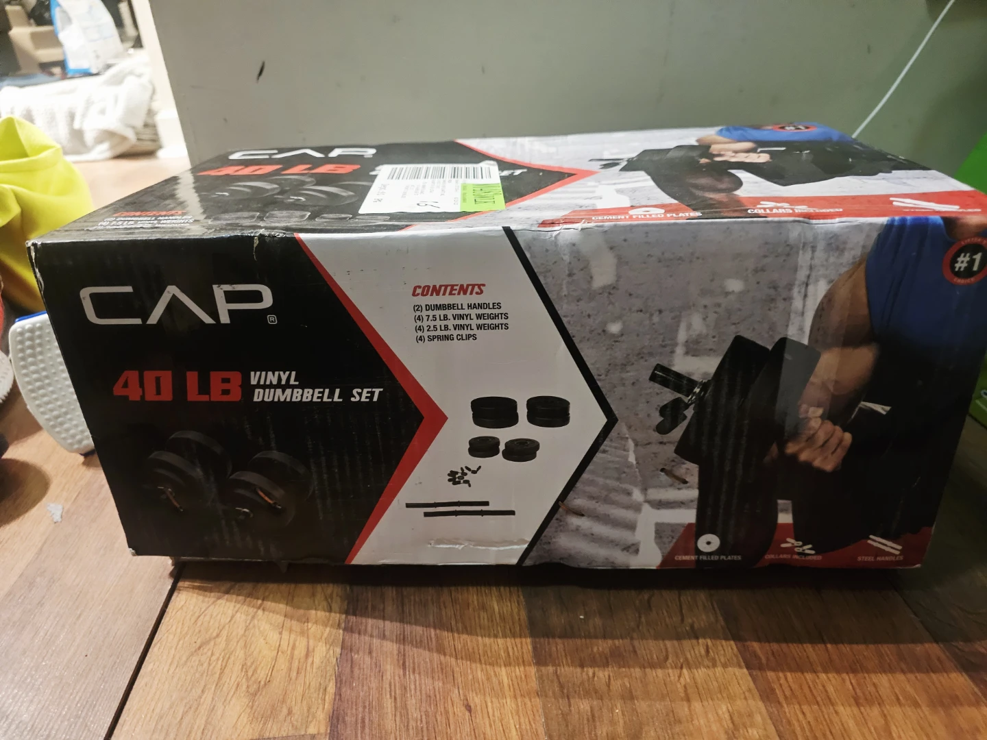 CAP 40 LB Vinyl Dumbbell Set