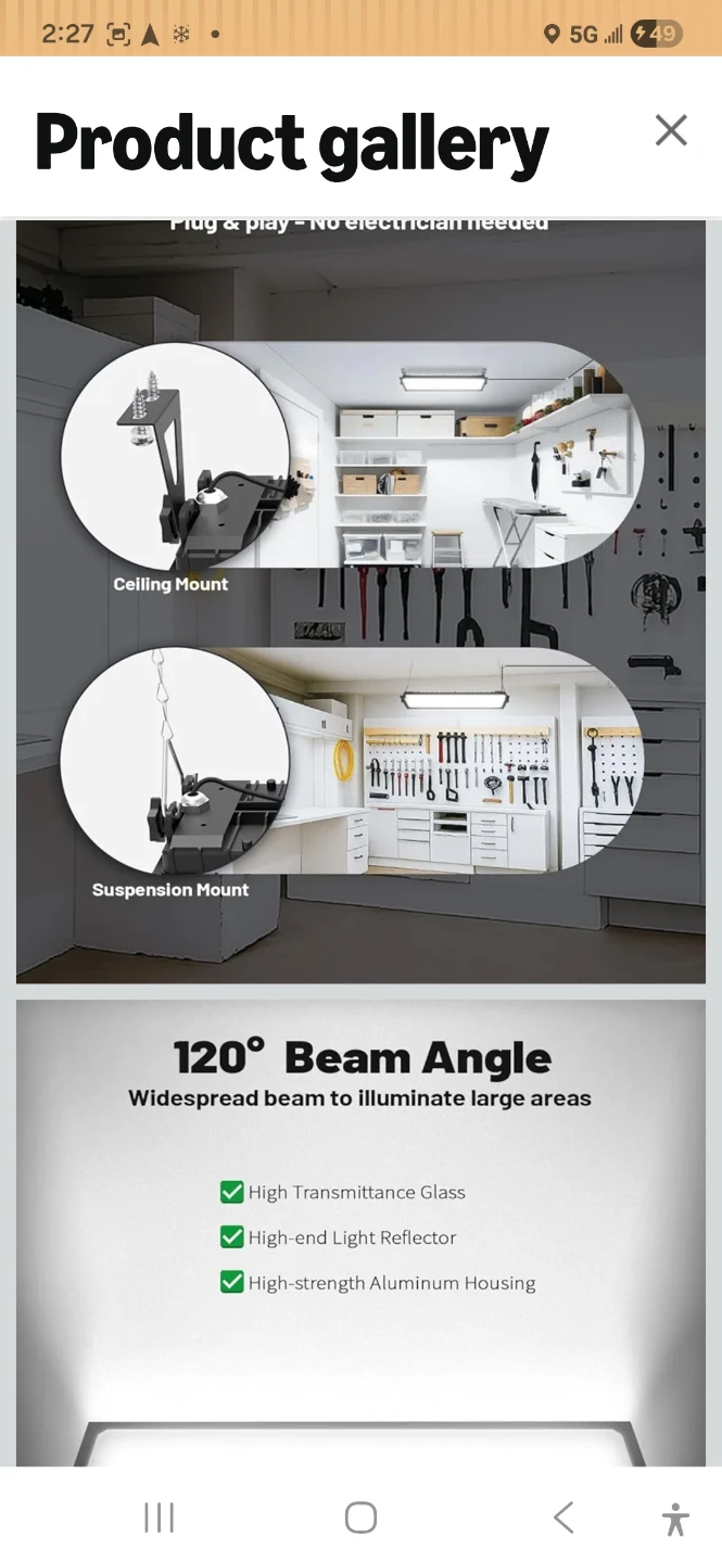 AGranTOP 100W LED Shop Light - photo 3